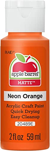 Image of Apple Barrel Acrylic Paint in Assorted Colors (2 oz), 20489, Neon Orange