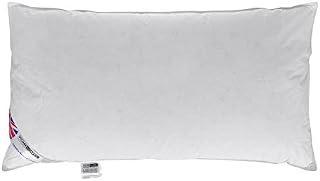 HOMESCAPES Duck Feather Down King Size 3 ft Pillow Bolster 19 x 36 Inch Luxury Hotel Quality with Soft/Medium Firmness RDS Certified