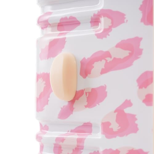 Travel with Confidence Using 3-Piece Hardshell Luggage Set, Lightweight Expandable Spinner Suitcases with Stylish Pink Leopard Design4