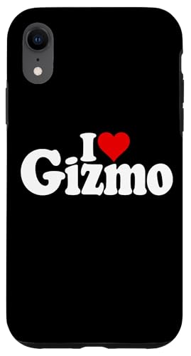 I LOVE HEART GIZMO NAMEE ON A TEE �X�}�z�P�[�X iPhone XR �p