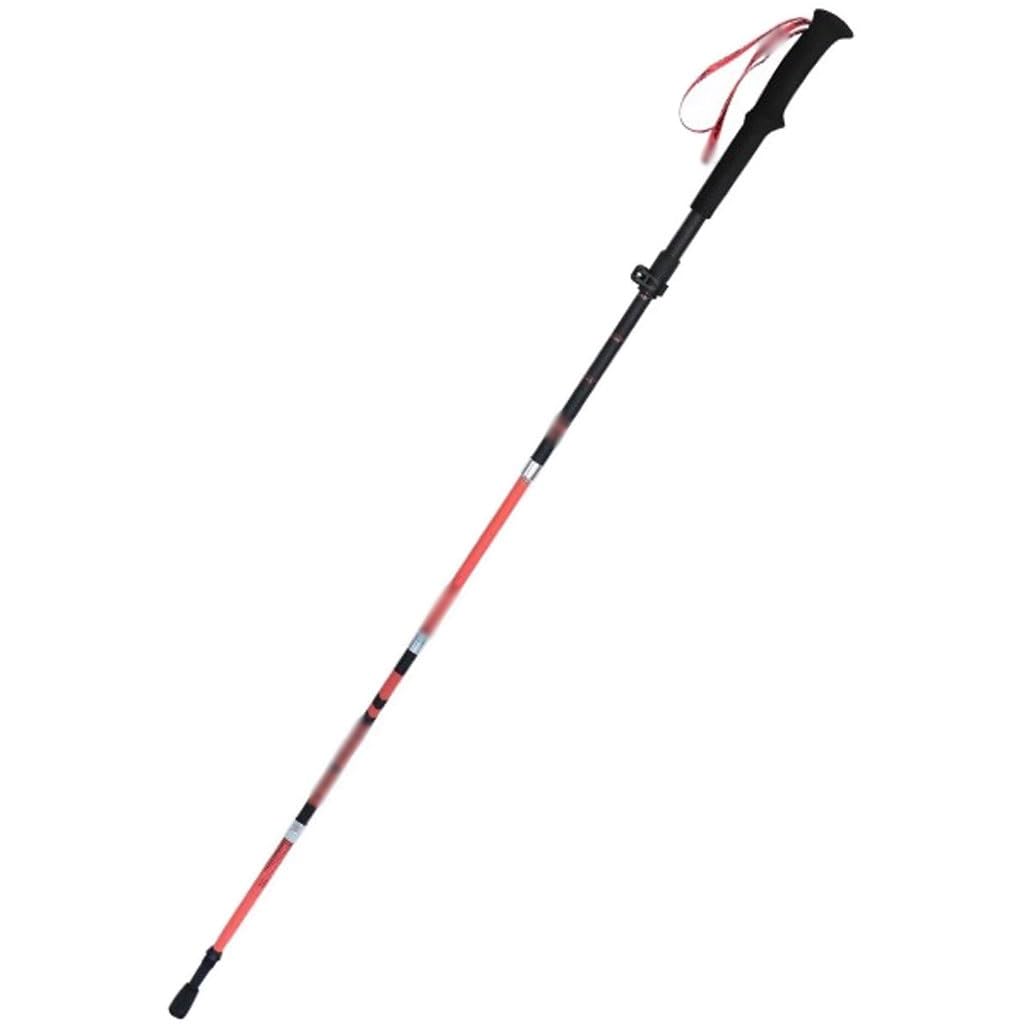 Carbon Fiber Trekking Poles, Ultralight Backpacking Gear, Adjustment Collapsible Hiking Sticks, Lever Locks and Terrain Accessories(Pink Color)