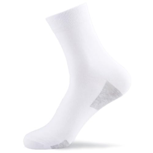 Grounding Socks,Grounding Straps,Conductive Silver Fiber Crew Socks for Women Men,Connected Socks for Grounding Mat