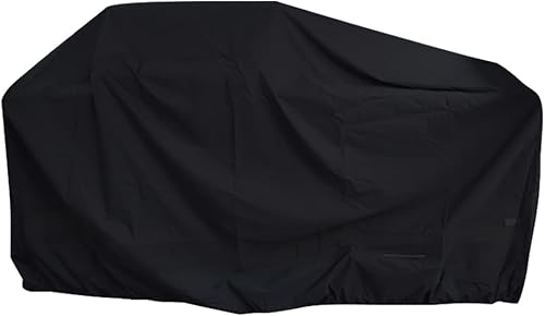 Cubierta de 98 pulgadas para parrilla de barbacoa, resistente al agua, resistente a la intemperie, para cocina al aire libre, barbacoa, color negro