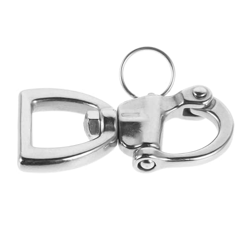 KICHOUSE Fishing Boat Swivel Carabiner Marine Buckle Rope Quick Release for Adventure Sports