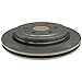 ACDelco 18A2725A Advantage Non-Coated Rear Disc Brake Rotor