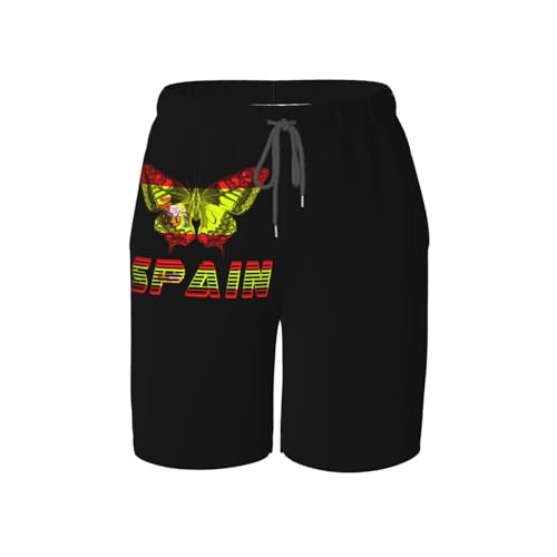 Men's Butterfly Tajik Tajikistan Flag Swim Trunks Quick Dry for Swimming, Beach Bathing