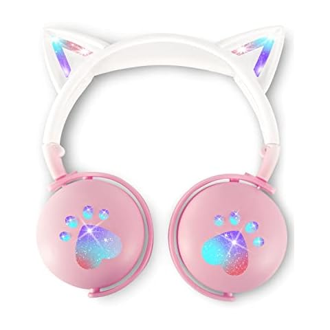 Auriculares Bluetooth VuyKoo para Niños con Micrófono y Luces LED Cover