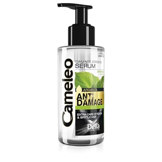 Cameleo - Siero cancella danni - Per Capelli Danneggiati, Secchi, Ruvidi e Crespi - Eccellente Trattamento Rigenerante e Cura con olio di Argan - 150ml