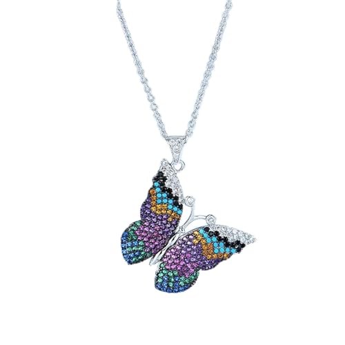Collier papillon argent 925 bijou élégant pour soirée et fête