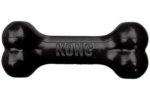Kong Extreme Goodie Bone Hundespielzeug, mittelgroß, Schwarz, 3 Stück