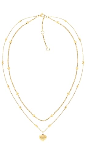Image of Tommy Hilfiger Jewelry Women's Pendant Necklace In Stainless Steel with Yellow Gold Plating - 2781010