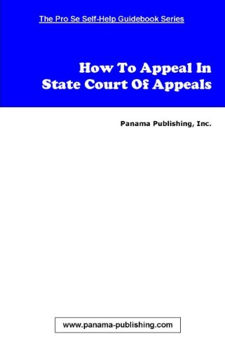 How To Appeal In State Court Of Appeals