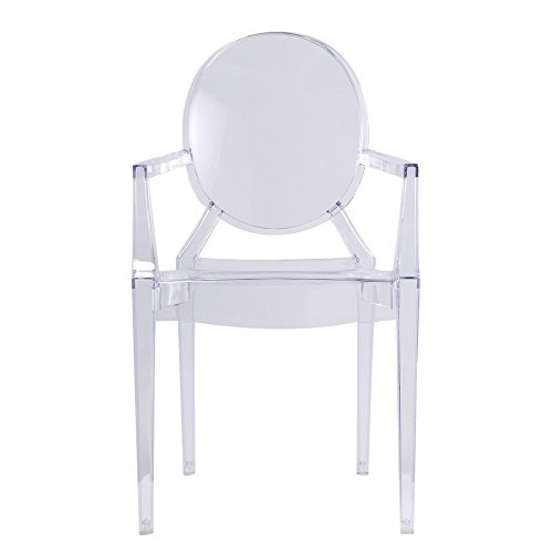 Designer Modern Clear Louis Ghost Armchairs Set Of 4 #TOP2