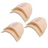WLLHYF 3 Pairs Set-in Shoulder Pads 1.5cm Thickening Sewing Sponge Shoulder Pad Breathable Foam Shoulder Enhancer for Women Men Clothing Round Sloping High Low Shoulders Blazer Suit T-Shirt