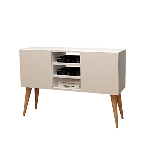 Rack Para TV no Quarto Arapoti Branco - Moveise