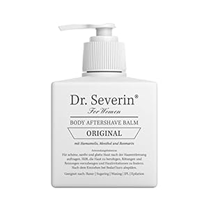 Dr. Severin® Women Original After Shave Balsam I Gegen Rasierpickel Rötungen I Rasur Epilation Waxing Sugaring I 200 ml Pumpspender