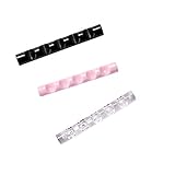 WOIWO 3PCS New Nail Pen Holder Acrylic Candy-Colored Nail Pen Light Therapy Brush Crystal Bar Pen...