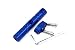 Produktbild RONGLINGXING Spare Universal Ersatz Reparatur Motorrad Teile Universal Motorrad Rückspiegel Extender Halterung Bar 8 / 10mm GPS Handyhalter (Color : Blau)