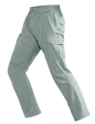 MOURCE Lightweight Water Resistant Hiking Pants for Men