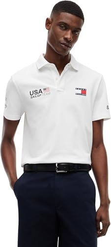 Polo homme Tommy Hilfiger manches courtes vêtements de marque sportwear chic taille regular