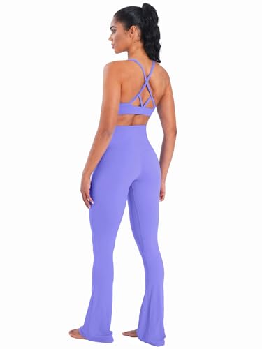 Image of Sunzel Strappy V Neck Criss Cross Back Sports Bra for Women | Removable Pads, Buttery Soft, Four-Way Stretch, Criss Cross Back, V Neck Contour Fit, Medium-Light Support, Yoga Workout Gym