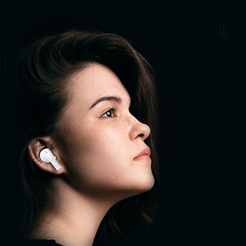 Image of Candytech AirSpace Screen TWS with 13mm Drivers, ANC Ear Buds 32dB, up to 50H Playtime TWS Ear Buds, Type-C Fast Charging, BT v5.4, True Wireless Earbuds, Transparency & EQ Mode (White)