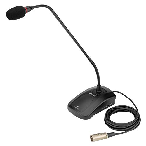 Senal Mxgn-18C 18"" Gooseneck Condenser Microphone With Integrated Base & Silent Touch Pad #TOP1
