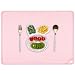 Kids Placemat - Silicone Cloud Shape Placemat Non Slip Placemat for Baby Toddlers, Portable Food Mat BPA Free Reusable Placemats for Travel and High Chairs-Easy to Clean and Roll Up (Pink)