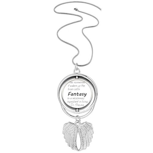 Collier ailes d'ange Fantasy Is The Ingredient In Life pour rompre la monotonie du style
