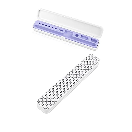 Marine Anchor Patterns Apple Pencil Case and Stand for Apple/iPad Pencil Holder Case-Shell Storage Box Compatible with Apple Pencil 1st 2nd Generation (Apple Pencil and Accessories not Included)