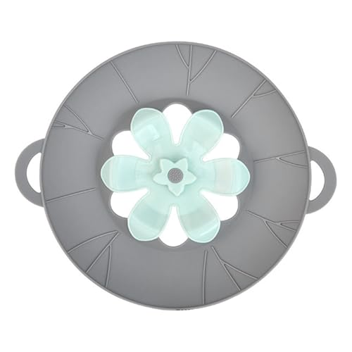 Ieron Couvercle de Casserole Anti-débordement en Silicone Couvercle Anti-débordement adapté aux casseroles Marmites Protection de Cuisine Outils de Cuisine...