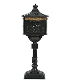 buzon antiguo americano 【Práctico y Decorativo】Nuestro precioso buzón de pedestal de estilo antiguo será un aporte práctico y decorativo para su jardín o entrada principal, o su lugar de trabajo.