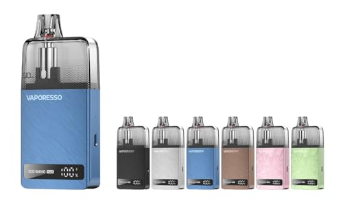 �x�p���b�\ Eco Nano Plus �|�b�h�V�X�e���L�b�g 1400mAh 10ml / 0.6�����b�V���|�b�h���ځE2A�}���[�d�Ή� meihen �d�q�^�o�R Vape (Sky Blue)