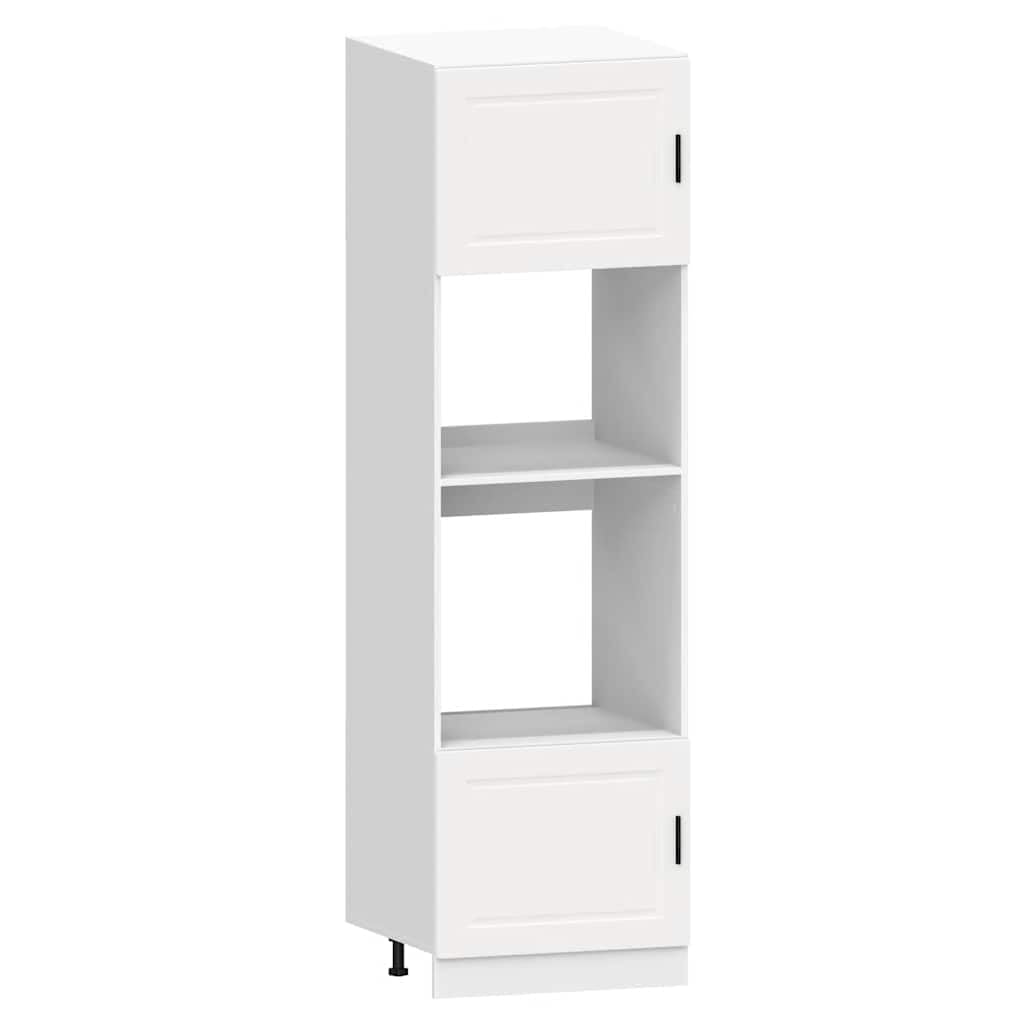 Set di mobili da cucina Porto, 7 pezzi, bianco, in legno