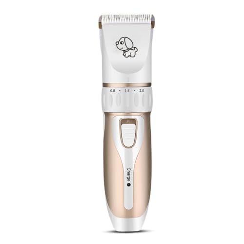 Sosoport Dog Trimmer Grooming Pet Hair Trimmer Safe Head No Noise Suitable for Dogs Cats Rabbits Water Cleanable White Package 1 Lubricant Not Supplied