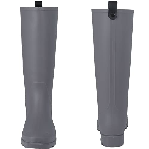 Image of Asgard Women's Tall Rain Boots Waterproof Knee High Rainboots Rubber Wellies