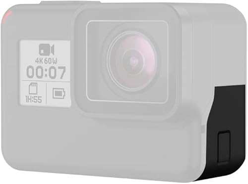 Miniatura 3 de GOHIGH Puerta lateral de repuesto para GoPro Hero 7 Negro, USB-C HDMI Cubierta Reparación Parte Batería Puerta de Carga Protector Puerto de Carga