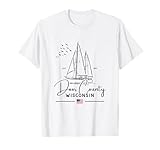 Photo Gallery door county wisconsinbandiera usa barca a vela skipper maglietta Photo Gallery door county wisconsinbandiera usa barca a vela skipper maglietta