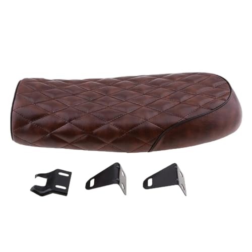 Cojín de asiento plano para motocicleta que mitiga el cansancio retro 4