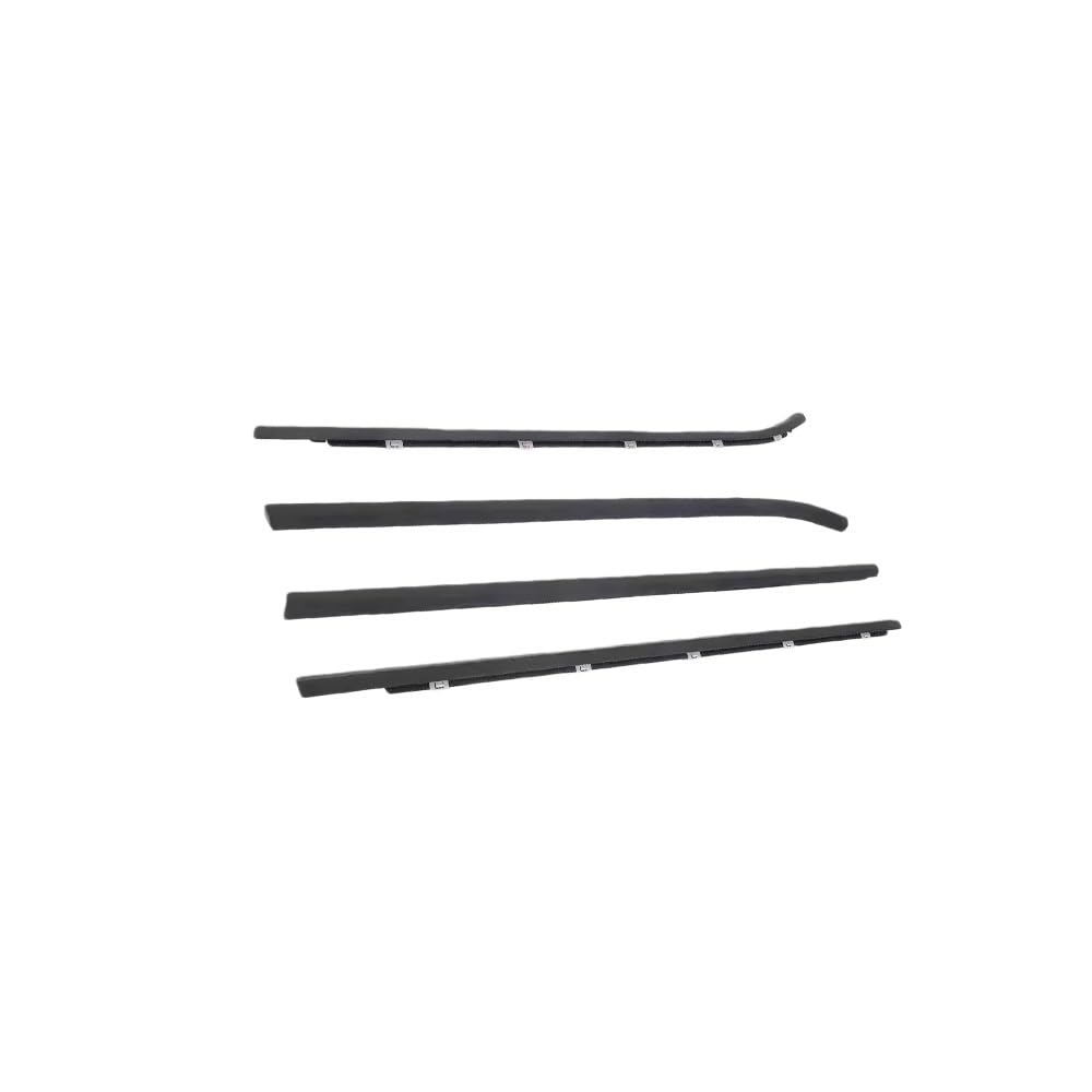 Mzxygkli One Color Car Window Weather Strip 4 Pieces Black Outside Window Rubber 822102L000 Glass Protector Weatherstrip Sealing For Hyundai For I30 2008-2011