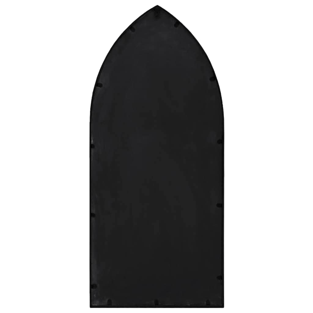 Gecheer Spiegel Wandspiegel Türspiegel Spiegel Für Eingänge Und Schlafzimmer Schwarz 70x30 cm Eisen für den Innenbereich 3093526