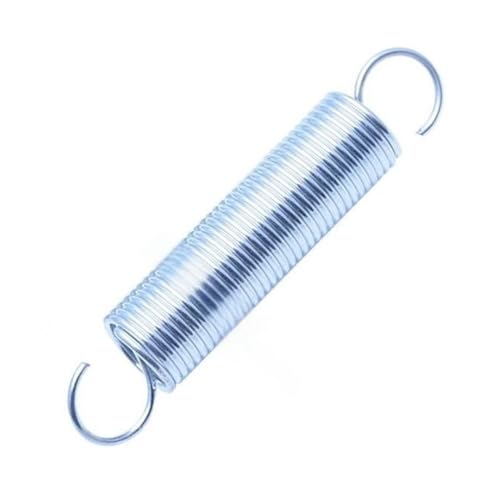 1pc Extension Spring Zinc Plated, Wire Diameter 1.8mm Open Hook Extension Spring, S-Hook Zinc Plated Extension Spring(110MM*18MM)