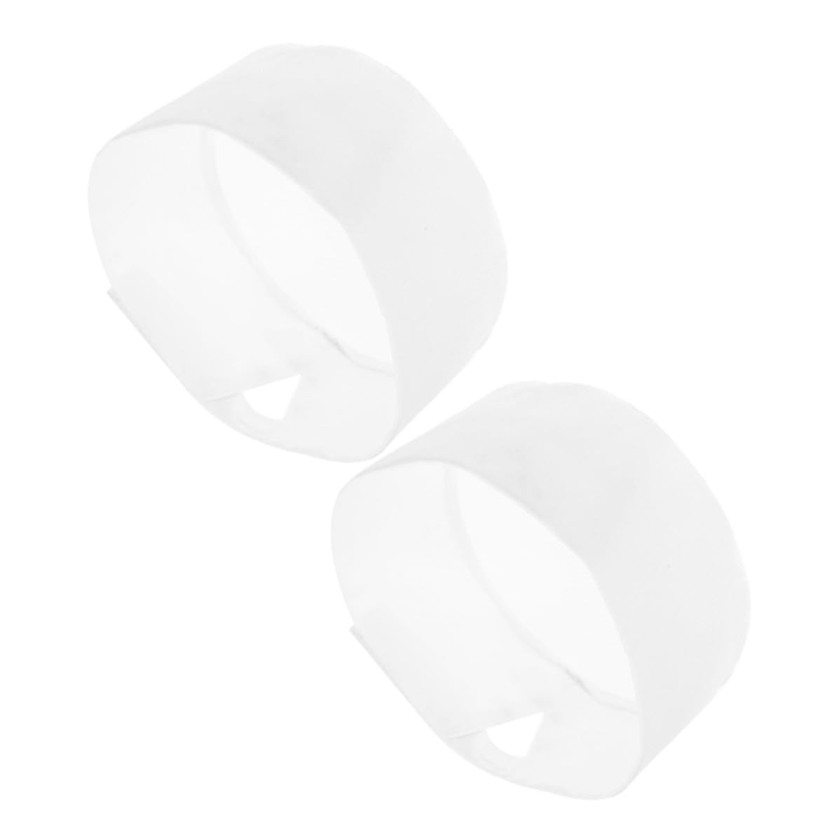 Operitacx 10 Pezzi Cappello da Chef Unisex Bianco in Cotone e Poliestere