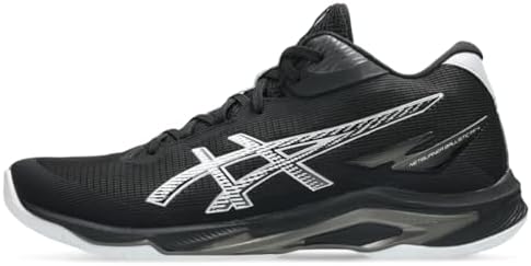 【新品】asics NETBURNER BALLISTIC FF 4 Asics Tênis de vôlei masculino Netburner Ballistic FF 4, Preto