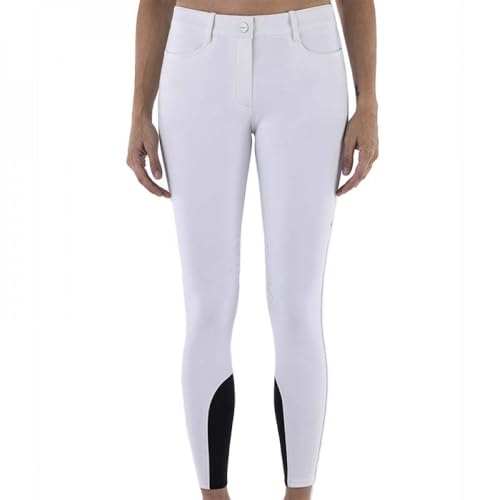 Vêtements de sport pour montagne anglaise avec le pantalon Equiline Cornek blanc