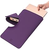 Fácil de usar: la funda para portátil de 13 pulgadas se adapta a: MacBook Pro / Air 13 2020 M1, Microsoft Surface Pro 8 y Pro X, HP Envy 13, iPad Pro 12.9, 13 pulgadas Dell, Samsung Galaxy Book Pro 360 y otros. Compruebe las dimensiones: Ext 12,9' x 9,4' | Int 12,2' x 8,7' x 0,2"