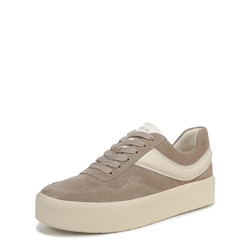 Vince Womens Benfield Court Sneaker Light Straw Leather 10 M