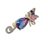 Le design minimaliste améliore le style général de l'habillage. Compact et exquis, adapté pour porter en diverses occasions. La broche est stable, assurant un port sans soucis. Ornement solide, ajoutant des détails et des points forts. Facile à porte...