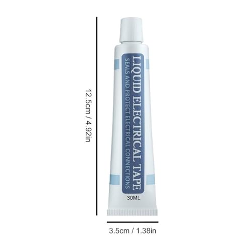 Image of Liquid Electrical Tape 30 ml Waterproof Wire Sealant Paste - Insulation Coating for Cable Repair, Circuit Protection, Electrical Connections | Heat Resistant Liquid Tape for Home DIY Fixing