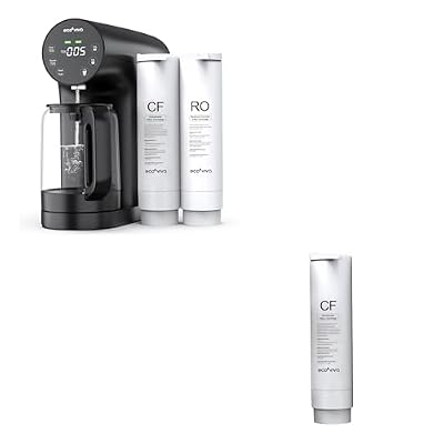 Ecoviva Countertop Reverse Osmosis System RO Water Filter & CF Filter